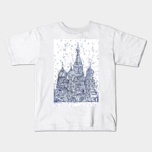 KREMLIN - pencil painting Kids T-Shirt